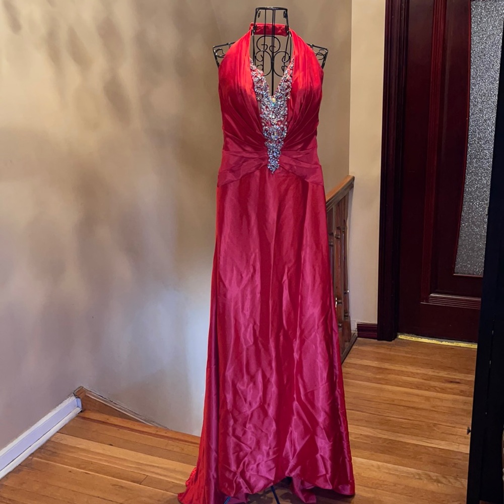 Red Evening Gown